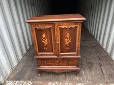 Tv - Console Walnut Cabinet with 2 Doors and 2 Shelves