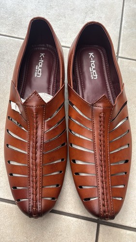 Men faux leather - faux, tan
