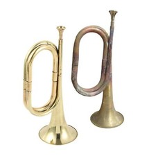 Cavalry Trumpet Blowing Bugle