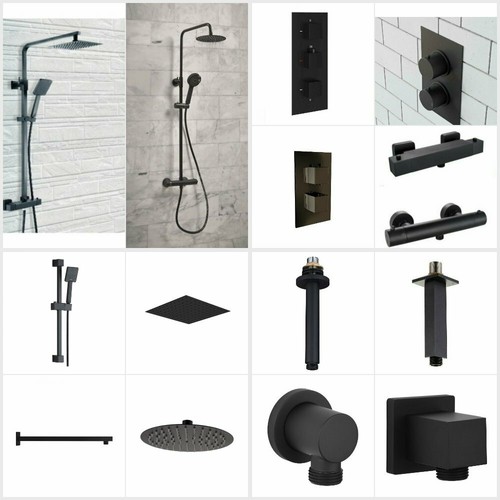 Black shower concealed - shower,