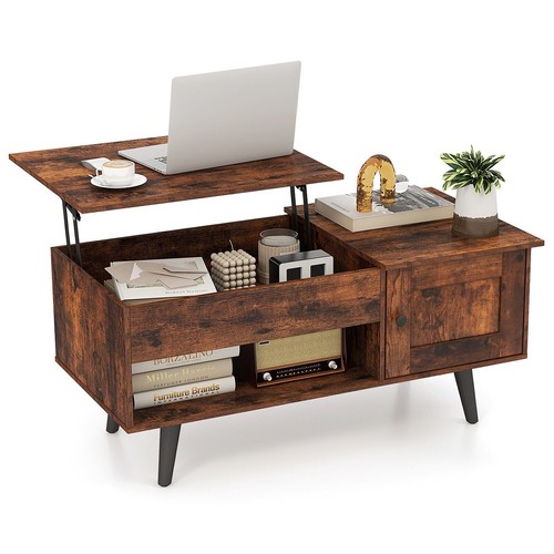 Lift top coffee table - coffee,