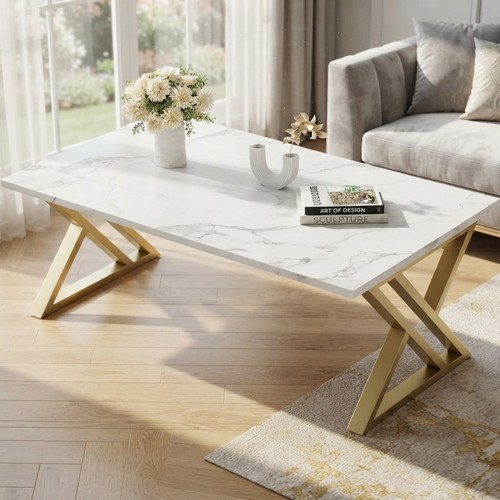 White and gold modern - white,