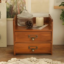 2 Tier Drawer Small Cabinet