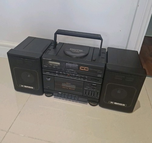 Sharp cd55e x bass - gf-cd55e, (bk)