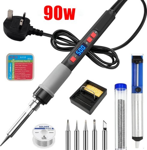 90w soldering iron kit lcd - soldering,