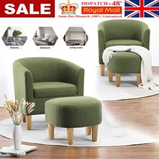 Sofa Single Chair With Ottoman