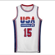 Magic Johnson #15 Dream Team Jersey – Classic USA Basketball Throwback