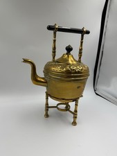 Vintage Brass Teapot Floral