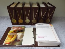 Odhams Knitting Collection Binder 1-7 with Vintage Patterns on Instruction Cards