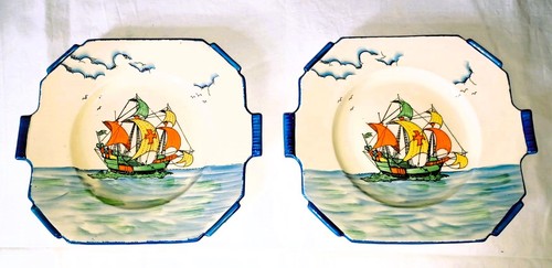 Pair vintage coronet ware - of,