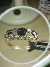 18ct Gold Sapphire Diamond