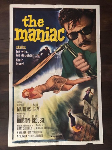 Hammer horror films the maniac - hammer,