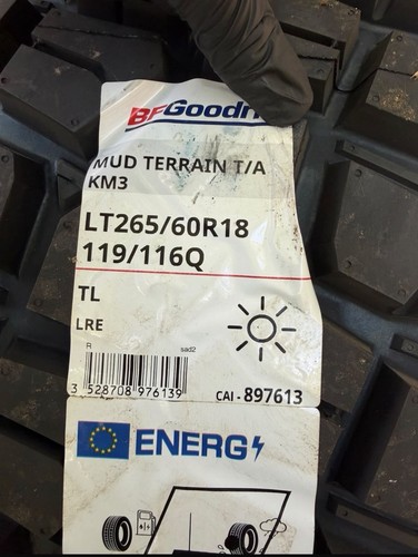 265 60r18 bf - x, goodrich