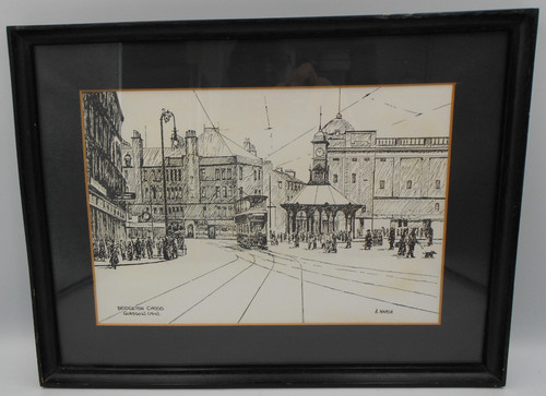 Vintage pencil art print - vintage,