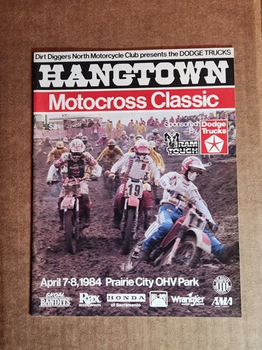 Vtg 1984 hangtown motocross - 1984,