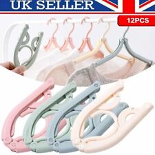 10 Travel Coat Hangers Foldable Portable Clothes Hangers Travel Hanger UK