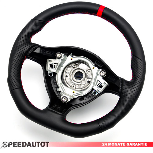 Tuning flat leather steering - flat,