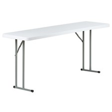Hartleys 6ft Narrow Table - Folding Legs - Outdoor/Indoor Kitchen/Event/Display