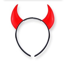 RED DEVIL HORNS HEADBAND