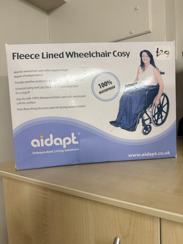 Fleece lined wheelchair cosy