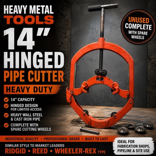 Hinged pipe cutter heavy - pipe,