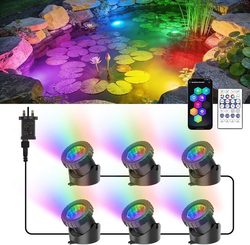 Pond lights mains - pond,