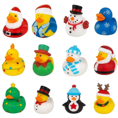 Set christmas rubber duck - set,