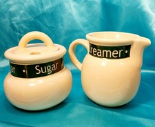 London Pottery Creamer & Sugar
