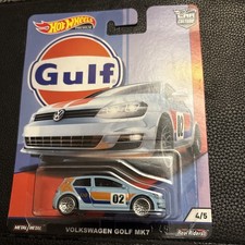 New hot wheels 2018 car culture real rider gulf Volkswagen Golf mk7 car