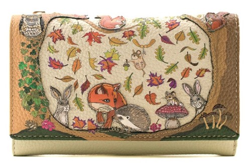 Mala leather foxglove forest - leather,