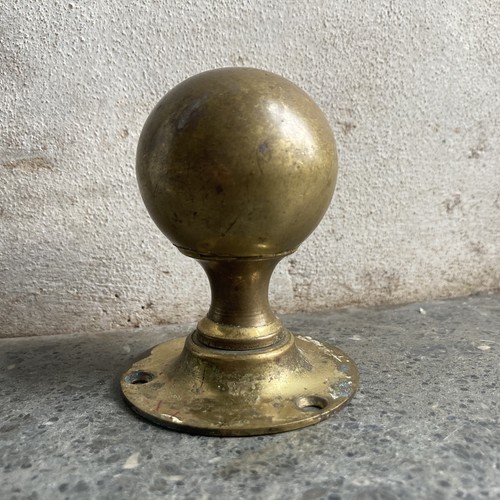 Single brass antique - single, door