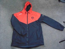 Men's St Helens ONeills Full Zip Mesh Lined Hooded Rugby League Jacket Size L