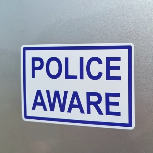 Police aware funny vinyl - police,
