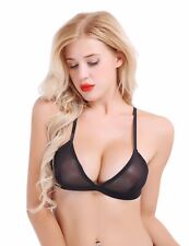 Women Bra Cosplay Bralette Stage Tops Sparkly Clubwear Sequins Competition