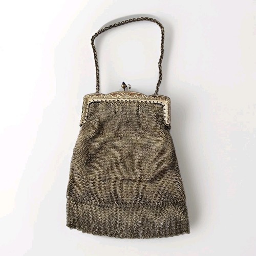 Antique gold tone metal - gold-tone, mesh