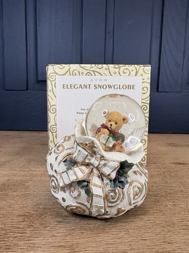 Avon teddy bear - bear, globe