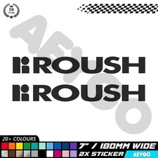 2x ROUSH Vinyl Stickers Decal