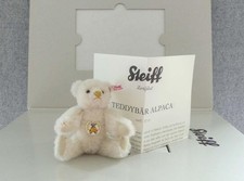 Steiff 2008 Annual Club Gift Miniature Bear White Alpaca With Big Box Ean 420832
