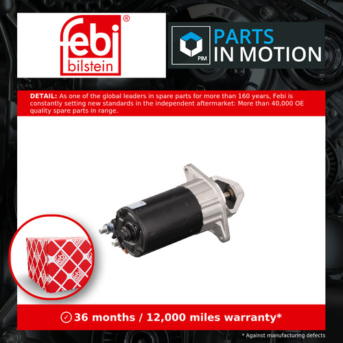 Starter motor fits - motor,