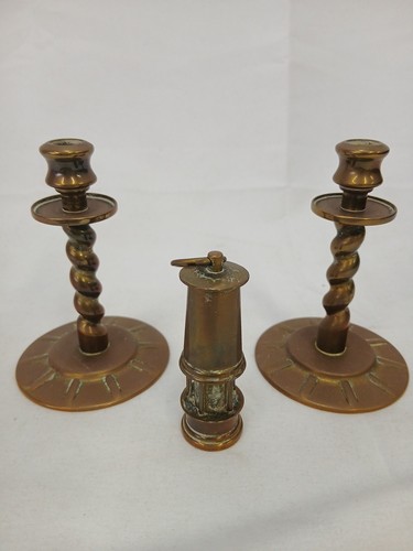 Vintage small brass - x, candle