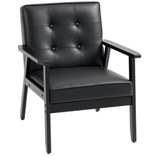 HOMCOM Accent Chair PU Leather