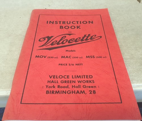1950s velocette mov mac mss - mov,