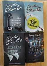 4 x Poirot Paperback Books by