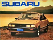 Subaru Range DL / SRX / GLF  4WD Brochure 1982