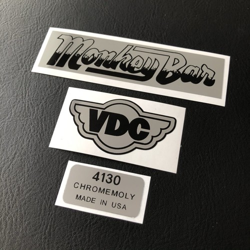 Vdc monkey bars decals - bars, bmx