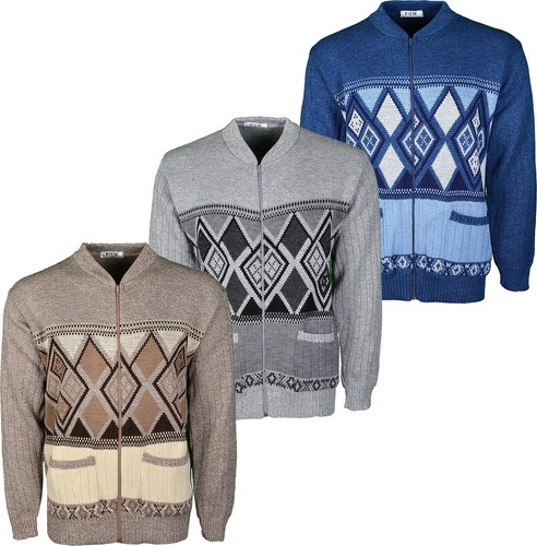 Mens knitted cardigans full - knitted,