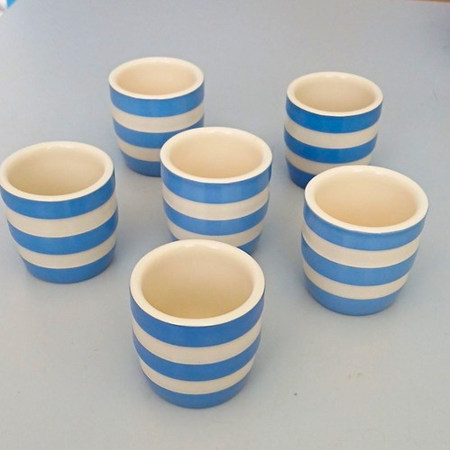 Cornishware green set 6 - green,