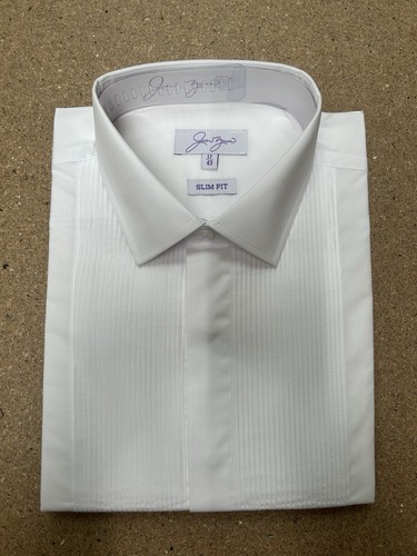 Plain collar evening shirt - collar,