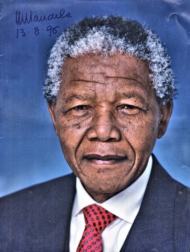 Nelson mandela signed - nelson,