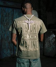 DAVE X CORTEIZ HISTORY IN THE MAKING TEE (KHAKI) LARGE